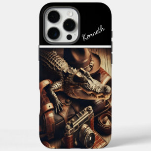 Reisegeräte des Alligators iPhone 16 Pro Max Hülle