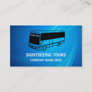 Reisegeschäfts-Karten für Busreisen Visitenkarte