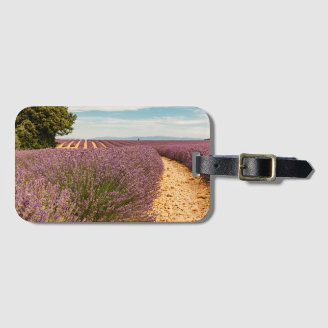 Reisegewerbe Geschenk mit Lavender-Foto Gepäckanhänger (Vorderseite (Horizontal))