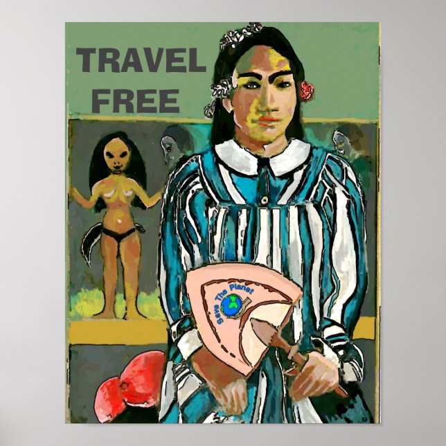 Reiseinseln frei, Text bearbeiten, Poster (Vorne)