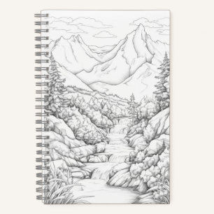 Reisejournal mit Abdeckung zum Färben Notizbuch