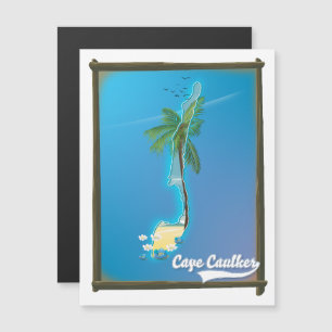 Reisekarte Cape Caulker Magnetkarte