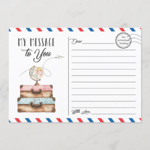 Reisekoffer Postkarte