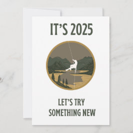 Reisekostenangebot Lass probiert etwas Neues aus! Feiertagskarte