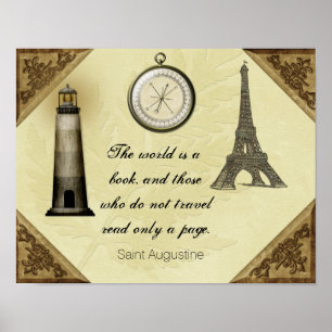 Reisekostenvoranschlag von Saint Augustine — Kunst Poster
