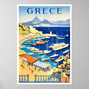 Reisemappe Griechenland Poster