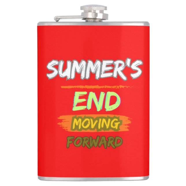 Reisemaske Flachmann (Vorderseite)