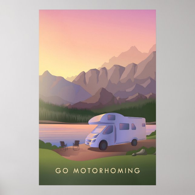 Reisemobil Poster (Vorne)