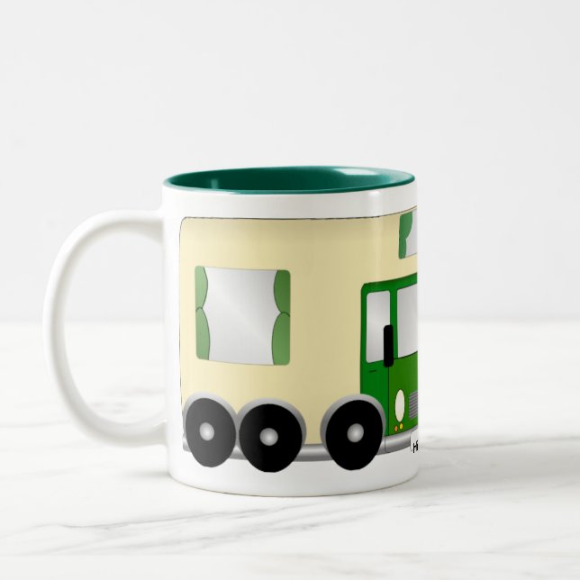 Reisemobil/RV Zweifarbige Tasse (Links)