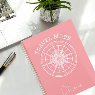 Reisemodus-Typografie, Vintage-Kompass, Minimalist Planer