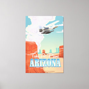 Reisemposter Arizona Leinwanddruck