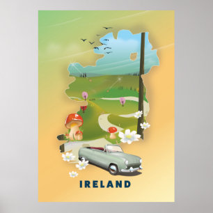 Reisemposter für Irland Poster