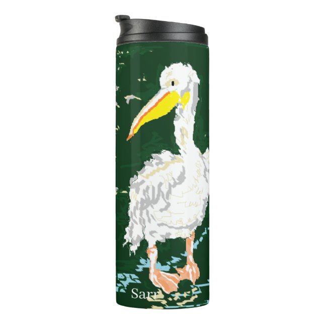 Reisemug Thermos : Pelikane Thermosbecher (Nach rechts gedreht)