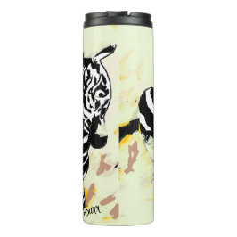 Reisemug Thermos : Zebra auf der Flucht Thermosbecher