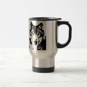Reisemugs aus Schwarz und Weiß Reisebecher