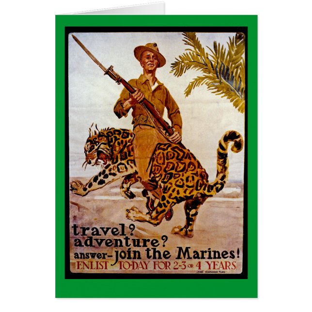 Reisen? Abenteuer? Join the Marines! (Vorne)