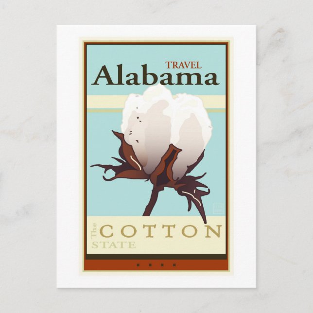 Reisen Alabama Postkarte (Vorderseite)