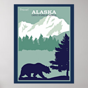 Reisen Alaska Poster