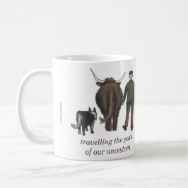 Reisen auf den Weg unserer Vorfahren in Gälisch Kaffeetasse