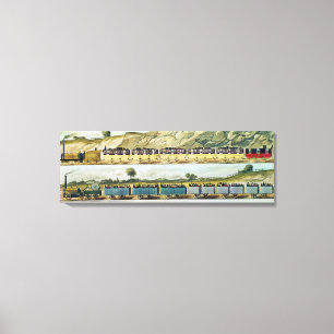 Reisen auf Liverpool und Manchester Leinwanddruck