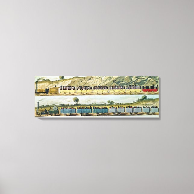 Reisen auf Liverpool und Manchester Leinwanddruck (Vorderseite)