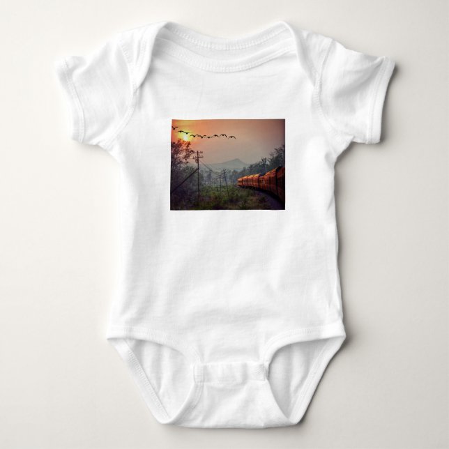 Reisen Baby Strampler (Vorderseite)