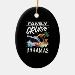 Reisen   Bahamas Family Cruise Tour Keramik Ornament