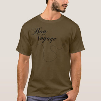 Reisen Bon Voyage Niedliche und lustige Paper Flug T-Shirt