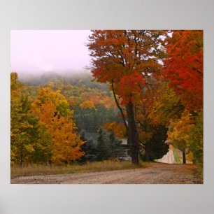 "REISEN DER RÜCKSTRASSE/FALLFARBE" POSTER