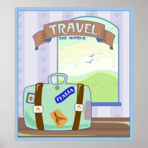 reisen die Welt Poster