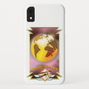 Reisen durch die Welt Goldene Globe Case-Mate iPhone Hülle