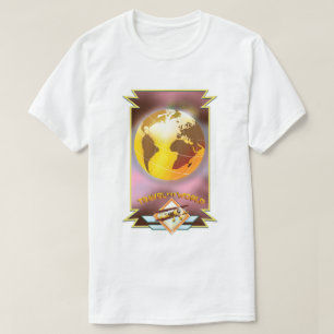 Reisen durch die Welt Goldene Globe T-Shirt