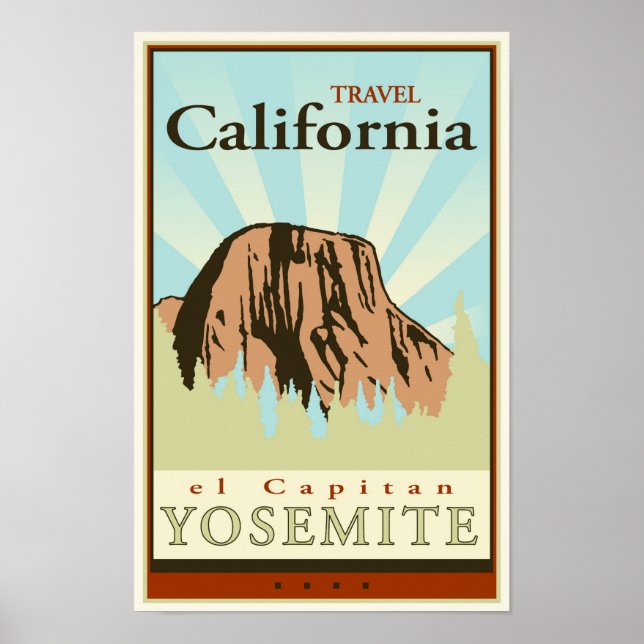 Reisen durch Kalifornien Poster (Vorne)
