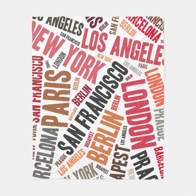 Reisen Fleecedecke (Vorderseite)