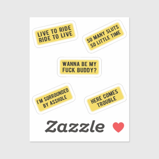 Reisen (gelb) Aufkleber (Blatt)