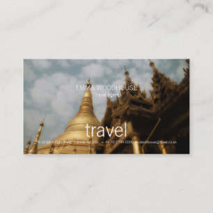 Reisen - Golden Pagoda Business Card Visitenkarte