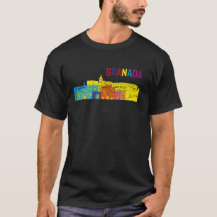 Reisen Granada Spanien Europa Spanien Familienurla T-Shirt