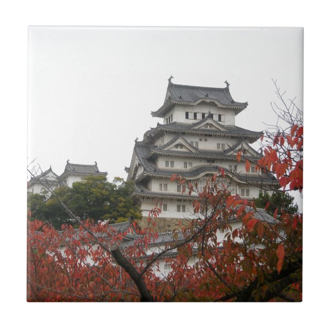 Reisen Himeji Schloss Fliese (Vorderseite)