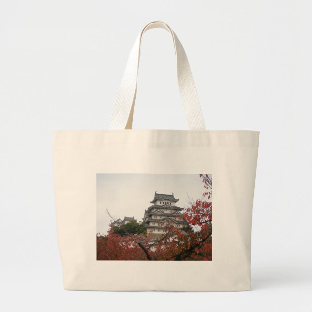 Reisen Himeji Schloss Jumbo Stoffbeutel (Vorne)