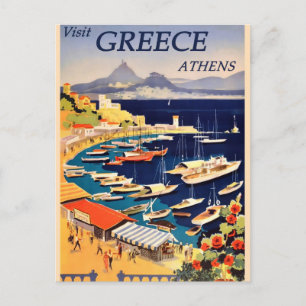 Reisen im alten Griechenland Postkarte