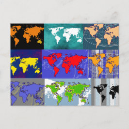 Reisen in der ganzen Welt Postkarte