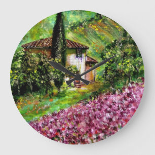 REISEN IN DER TUSKANIE GROßE WANDUHR