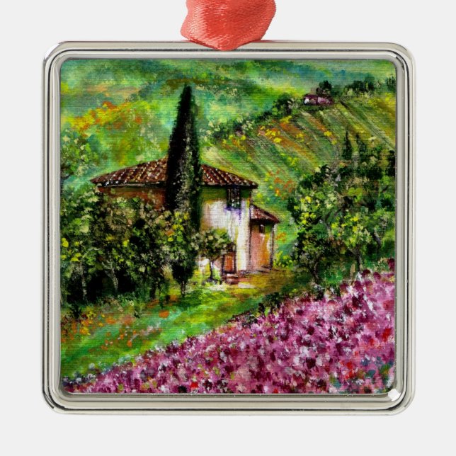 REISEN IN DER TUSKANISCHEN SILBERNES ORNAMENT (Vorne)