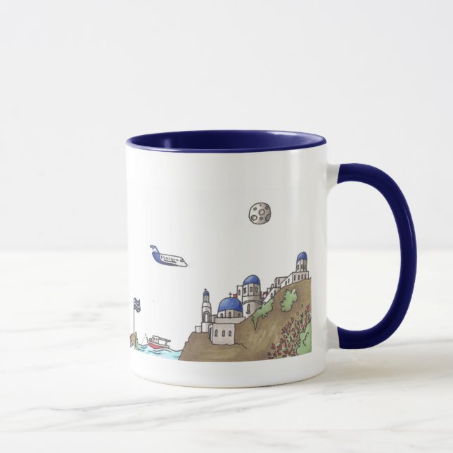 Reisen in die Welt - Griechenland - Tasse (Rechts)