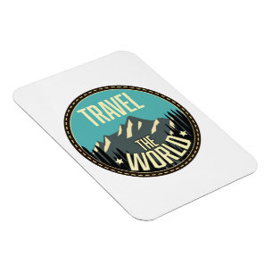 Reisen in die Welt Magnet