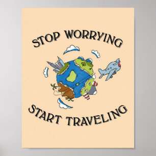 Reisen in die Welt Poster