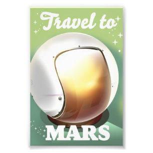 Reisen in Mars Fotodruck