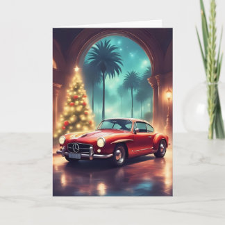 Reisen in Weihnachten Karte