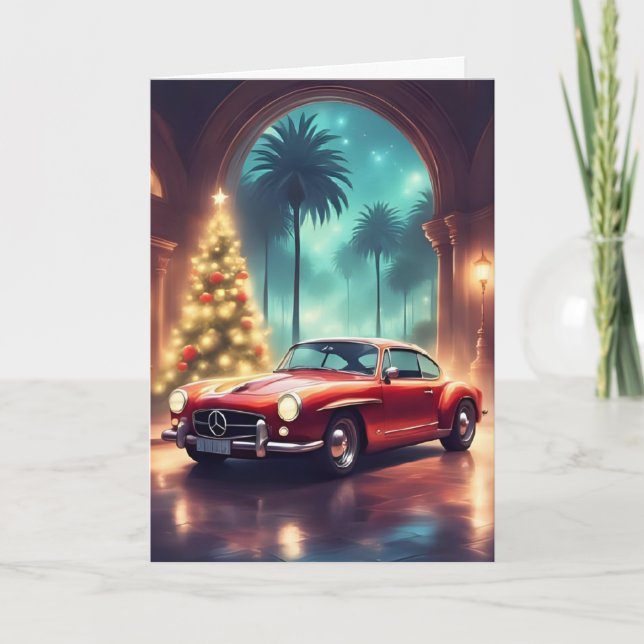 Reisen in Weihnachten Karte (Vorderseite)