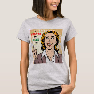 Reisen ist lebenslanger T - Shirt